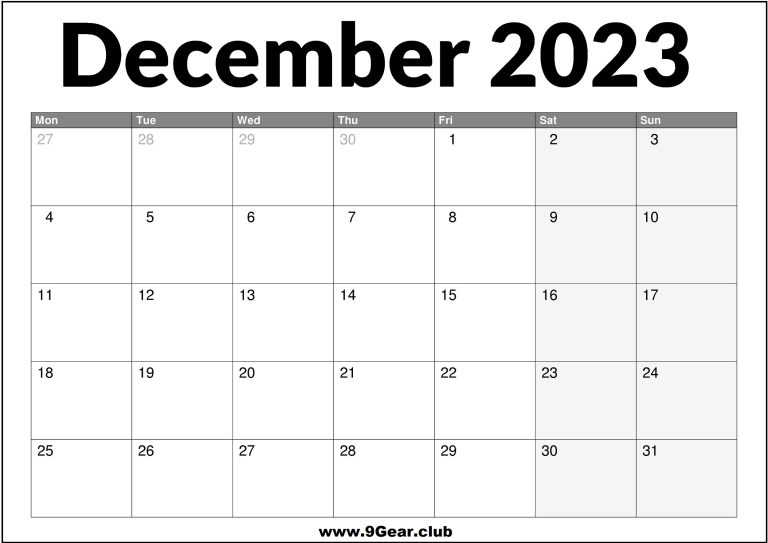 2023 Printable Calendars – Wallpapers, Calendars, Twitter Headers ...